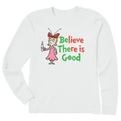 Women's Cindy-Lou Be The Good Long Sleeve Crusher Tee