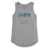 Women's Cool Palm Flowers High-Low Crusher-LITE Tank