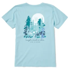 Women's Crush On Nature WildflowersCrusher-LITE Tee -One Family Clothing Womens Crush on Nature Wildflowers Short Sleeve CrusherLITE Tee 81068 5 lg