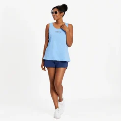 Women's Desert Vista Textured Slub Tank -One Family Clothing Womens Desert Vista Textured Slub Tank 80936 4 lg