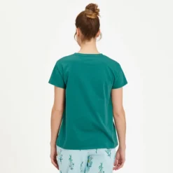 Women's Detailed Wildflowers Snuggle Up Relaxed Sleep Vee -One Family Clothing Womens Detailed Wildflowers Snuggle Up Relaxed Sleep Vee 80972 3 lg