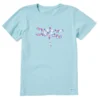 Women's Dragonfly FlowersCrusher-LITE Tee