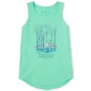 Women's Earth Has Music Heron Sleeveless High-Low Crusher-LITE Tank