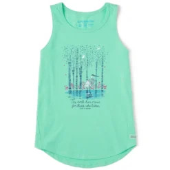 Women's Earth Has Music Heron Sleeveless High-Low Crusher-LITE Tank