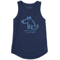 Women's Either You Love Dogs Or You're Wrong Sleeveless High-Low Crusher-LITE Tank
