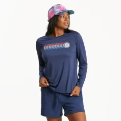 Women's Energetic Coin Long Sleeve Active Tee