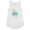 Women's Evergreen Music Sleeveless High-Low Crusher-LITE Tank