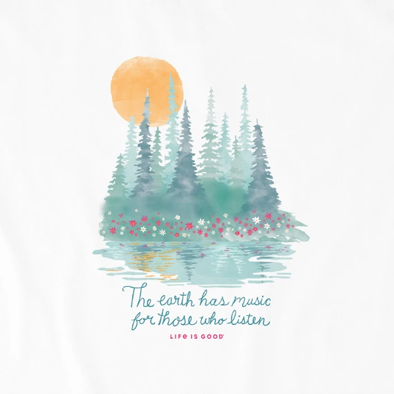 Women's Evergreen Music Sleeveless High-Low Crusher-LITE Tank 2 Women's Evergreen Music Sleeveless High-Low Crusher-LITE Tank - Image 2