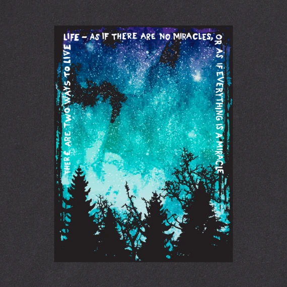 Women's Everything Is A Miracle Long Sleeve Crusher Tee 2 Women's Everything Is A Miracle Long Sleeve Crusher Tee - Image 2