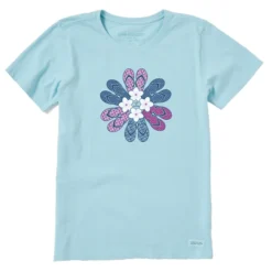 Women's Flip Flop FlowerCrusher Tee