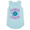 Women's Flower Power Sleeveless High-Low Crusher-LITE Tank