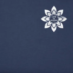 Women's Folk Art Garden Long Sleeve Crusher Tee -One Family Clothing Womens Folk Art Garden Long Sleeve Crusher Tee 89354 3 lg