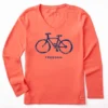 Women's Freedom Bike Long Sleeve Crusher-LITE Vee