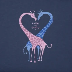 Women's Giraffe Heart Sleeveless High-Low Crusher-LITE Tank -One Family Clothing Womens Giraffe Heart Sleeveless HighLow CrusherLITE Tank 114851 2 lg