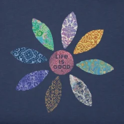 Women's Global Flower Sleeveless High-Low Crusher-LITE Tank -One Family Clothing Womens Global Flower Sleeveless HighLow CrusherLITE Tank 81251 2 lg