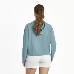 Women's Good Vibes Crusher-FLEX Boxy Hoodie -One Family Clothing Womens Good Vibes CrusherFLEX Boxy Hoodie 89642 3 lg