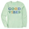 Women's Good Vibes Long Sleeve Crusher-LITE Tee