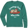 Women's Greetings From Who-Ville Max Long Sleeve Crusher Tee