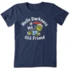 Women's Grinch Hello DarknessCrusher Tee