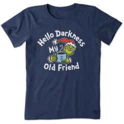 Women's Grinch Hello DarknessCrusher Tee