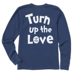 Women's Grinch Turn Up The Love Long Sleeve Crusher Tee -One Family Clothing Womens Grinch Turn Up The Love Long Sleeve Crusher Tee 87507 4 lg
