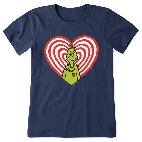 Women's Grinch Turn Up The LoveCrusher Tee 3 Women's Grinch Turn Up The LoveCrusher Tee - Image 3