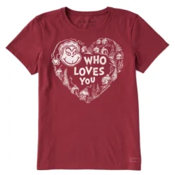Women's Grinch Who Loves You HeartCrusher Tee