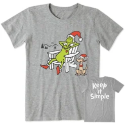 Women's Grinch And Max AdirondackCrusher Tee