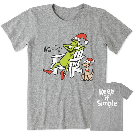Women's Grinch And Max AdirondackCrusher Tee 1 Women's Grinch And Max AdirondackCrusher Tee