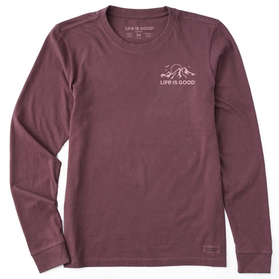 Women's Happy Camper Retro Long Sleeve Crusher Tee 6 Women's Happy Camper Retro Long Sleeve Crusher Tee - Image 6