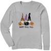 Women's Happy Fall Y'all Long Sleeve Crusher Tee