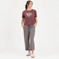 Women's Happy Hour KayakBoxy Crusher Tee -One Family Clothing Womens Happy Hour Kayak Short Sleeve Boxy Crusher Tee 81005 5 lg