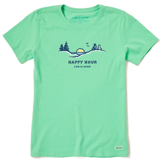 Women's Happy Hour Pine SunsetCrusher Tee 1 Women's Happy Hour Pine SunsetCrusher Tee