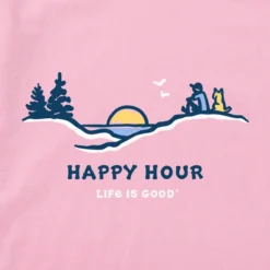 Women's Happy Hour Pine Sunset Sleeveless High-Low Crusher-LITE Tank -One Family Clothing Womens Happy Hour Pine Sunset Sleeveless HighLow CrusherLITE Tank 82642 2 lg