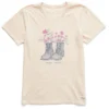 Women's Happy Trails Engraved BootsCrusher-LITE Tee