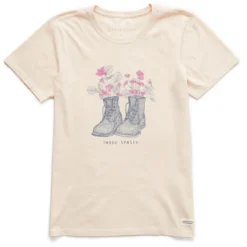 Women's Happy Trails Engraved BootsCrusher-LITE Tee