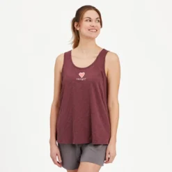 Women's Heart Textured Slub Tank