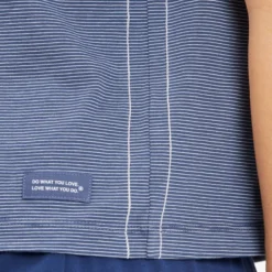 Women's Heart Ying YangCrusher-LITE Striped Boxy Tee -One Family Clothing Womens Heart Ying Yang Short Sleeve CrusherLITE Striped Boxy Tee 80560 4 lg