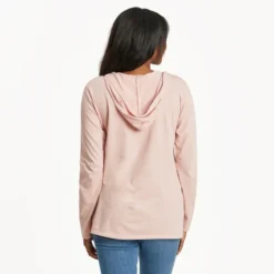 Women's Heart Of Dogs Long Sleeve Crusher-LITE Hooded Tee -One Family Clothing Womens Heart of Dogs Long Sleeve CrusherLITE Hooded Tee 89713 3 lg