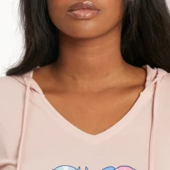 Women's Heart Of Dogs Long Sleeve Crusher-LITE Hooded Tee -One Family Clothing Womens Heart of Dogs Long Sleeve CrusherLITE Hooded Tee 89713 5 lg