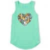 Women's Heart Of Dogs Sleeveless High-Low Crusher-LITE Tank