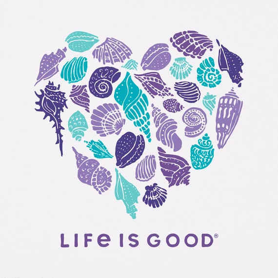 Women's Heart Of Shells Snuggle Up Relaxed Sleep Vee 2 Women's Heart Of Shells Snuggle Up Relaxed Sleep Vee - Image 2