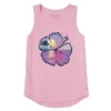 Women's Hibiscus-scape Sleeveless High-Low Crusher-LITE Tank
