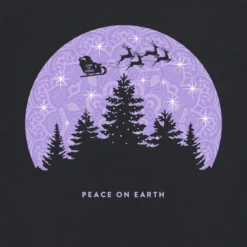 Women's Ho Ho Mandala Long Sleeve Crusher Tee -One Family Clothing Womens Ho Ho Mandala Long Sleeve Crusher Tee 94548 2 lg