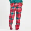 Women's Holiday Red Plaid Classic Sleep Pant