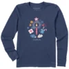 Women's Hygge Gratitude Long Sleeve Crusher Tee