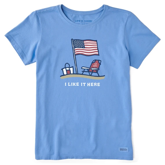 Women's I Like It Here AmericaCrusher Tee 1 Women's I Like It Here AmericaCrusher Tee