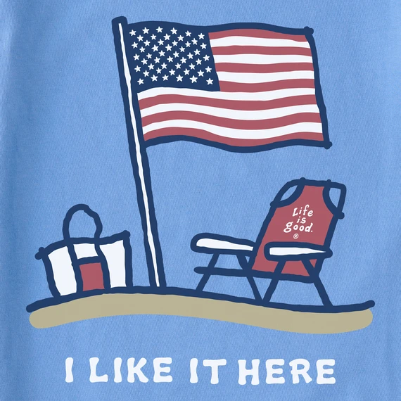 Women's I Like It Here AmericaCrusher Tee 2 Women's I Like It Here AmericaCrusher Tee - Image 2