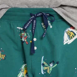 Women's Jackie Winter Fun Pattern Snuggle Up Sleep Jogger -One Family Clothing Womens Jackie Winter Fun Pattern Snuggle Up Sleep Jogger 80957 4 lg