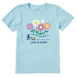 Women's Jackie And Rocket WildflowersCrusher Tee